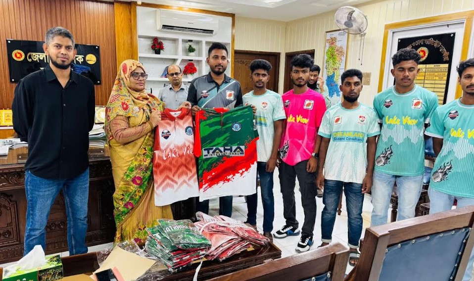 ন্যাশনাল রাগবি সেভেন্স চ্যাম্পিয়ানশিপে সাতক্ষীরা জেলা দল, জার্সি উন্মোচন ও শুভেচ্ছা বিনিময়