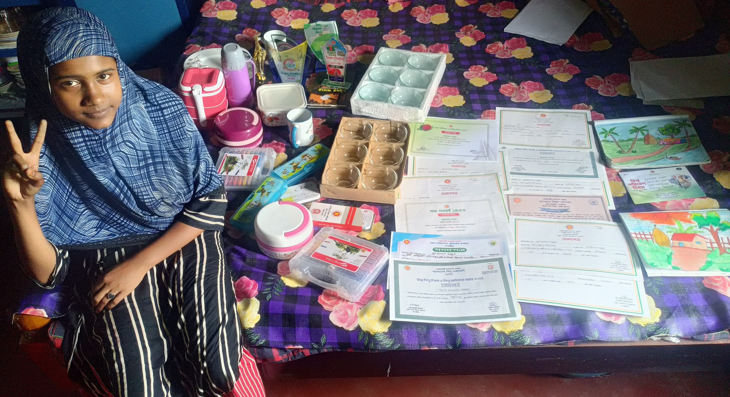 আগুনের ক্ষত ও স্তব্ধ ভাষা জয় করেছে নুরজাহানের রং-তুলি