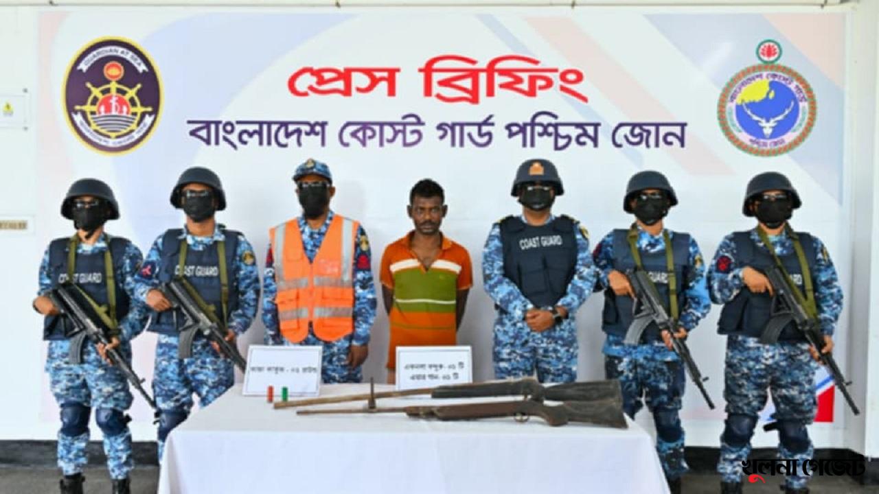 বনদস্যু ছোট সুমন বাহিনীর সেকেন্ড ইন কমান্ডকে অস্ত্র-গোলাবারুদসহ আটক