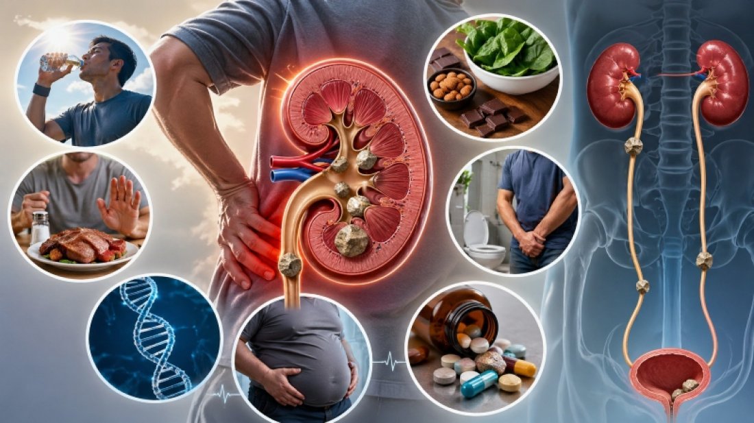 মূত্রনালীতে পাথর হতে পারে যেসব কারণে