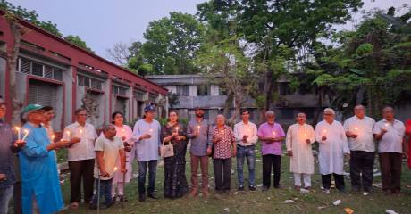 আজ সাতক্ষীরায় দীনেশ কর্মকার বাড়ি গণহত্যা দিবস