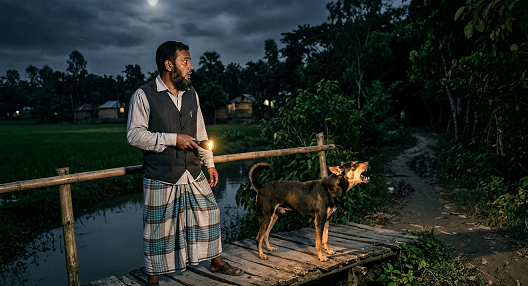 পোষা কুকুরের ডাকে প্রাণ বাঁচল ইউপি সদস্যের
