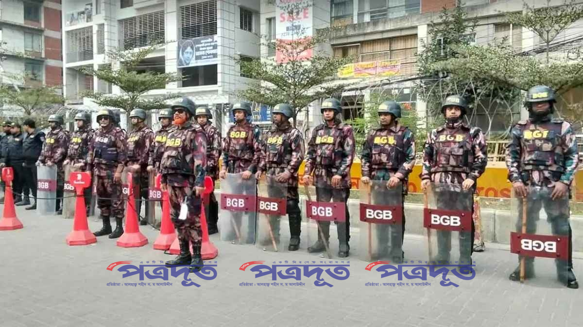 রাজধানীর গুরুত্বপূর্ণ স্থানে ২০ প্লাটুন বিজিবি মোতায়েন