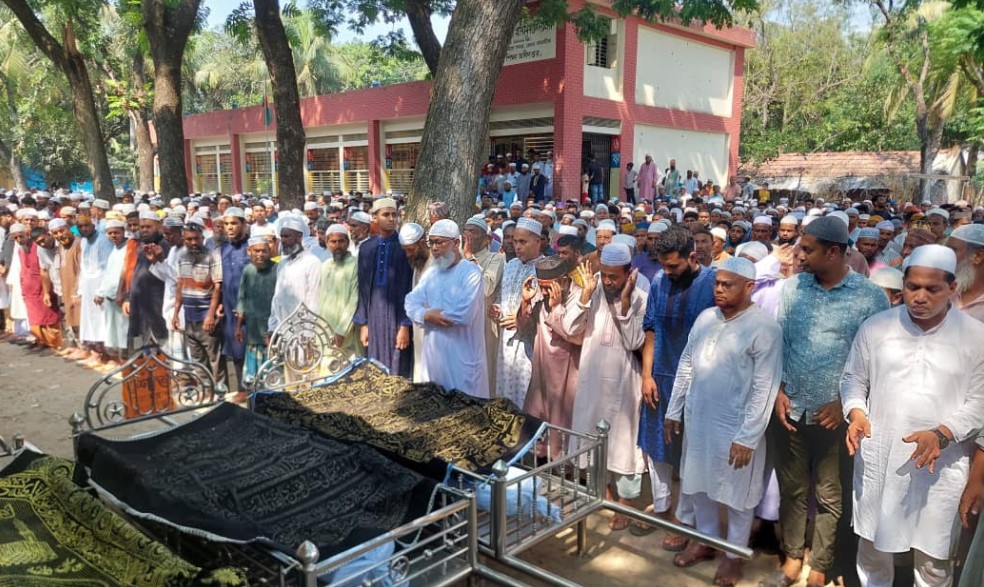 আগরদাঁড়ি ইউনিয়ন জামায়াতে আমীরসহ তিন মরহুমের জানাজা অনুষ্ঠিত