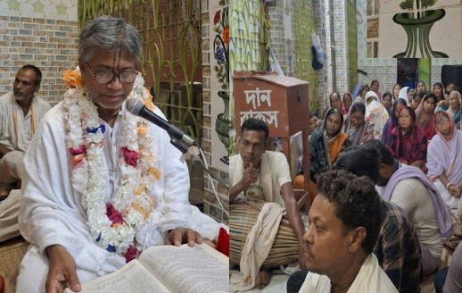 বুধহাটা দ্বাদশ শিব ও কালী মন্দিরে মহানাম যজ্ঞ কমিটির বর্ধিত সভা অনুষ্ঠিত