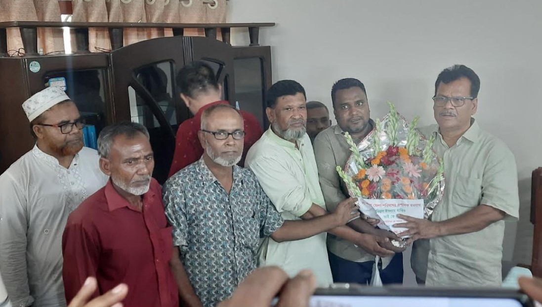 জেলা পরিষদের নতুন প্রশাসককে বিভিন্ন সংগঠনের শুভেচ্ছা