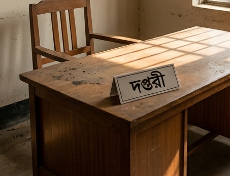 কোমরপুর প্রাইমারী স্কুলের দপ্তরী ছয় মাস ধরে শিক্ষা অফিসে সংযুক্ত