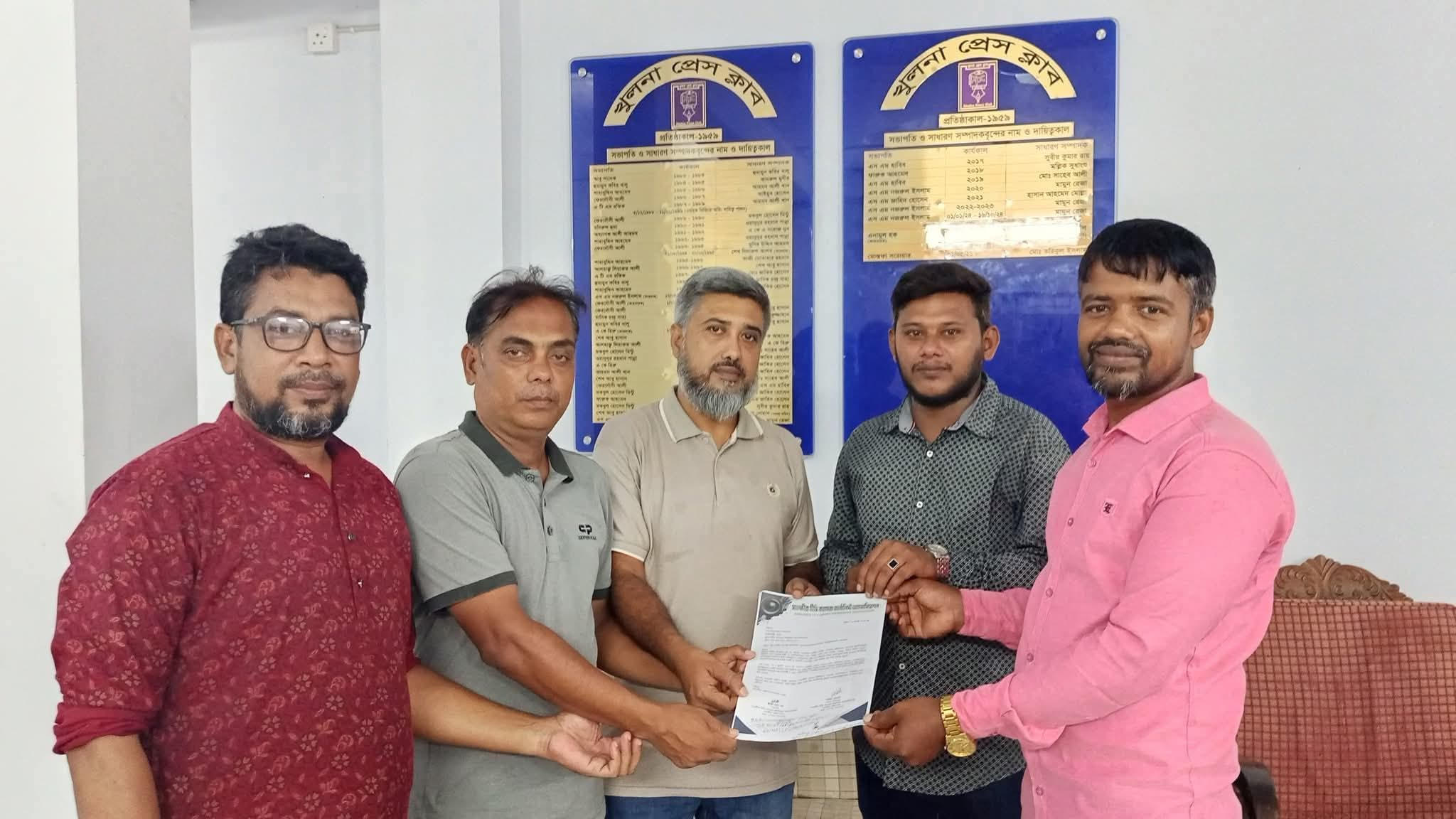 খুলনা বিভাগীয় ক্যামেরা জার্নালিস্ট অ্যাসোসিয়েশনে যুক্ত হলো সাতক্ষীরা জেলা কমিটি