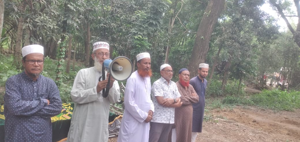 রামচন্দ্রপুরে আবু তালেবের জানাজা সম্পন্ন