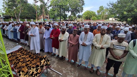 যুব জামায়াত নেতা আল মামুনের জানাজা সম্পন্ন