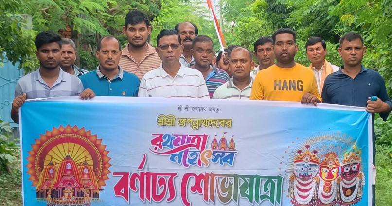 পারুলিয়া থেকে ঘোষপাড়া: দেবহাটায় উল্টো রথযাত্রায় শেষ হলো রথোৎসব