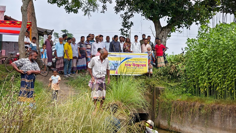 পুনঃখননে প্রাণ ফিরল জাহাজমারী খালে, ৩ হাজার কৃষকের মুখে হাসি