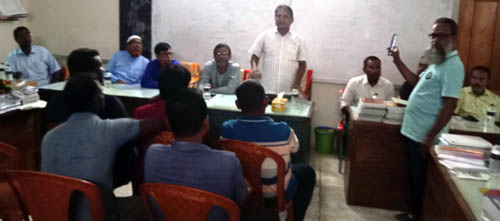 বহেরা এ.টি.মাধ্যমিক বিদ্যালয়ের সভাপতিকে সংবর্ধনা