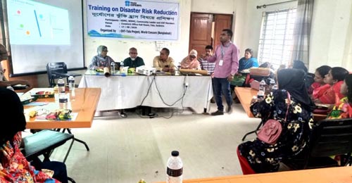 তালায় ‎দুর্যোগ ঝুঁকি হ্রাস বিষয়ে প্রশিক্ষণ অনুষ্ঠিত
