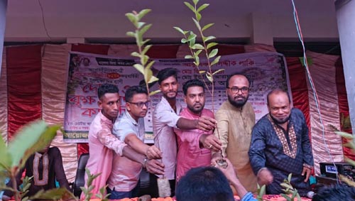 আশাশুনিতে খালেদা জিয়ার জন্মবার্ষিকী উপলক্ষে বৃক্ষ রোপন কর্মসূচি