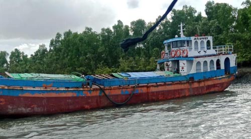 শ্যামনগরে খোলপাটুয়া নদীতে কার্গো জাহাজে দুর্ঘটনা, মাস্টারের মৃত্যু