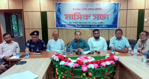 দেবহাটায় মাসিক আইন-শৃঙ্খলা ও উন্নয়ন সমন্বয় সভা অনুষ্ঠিত