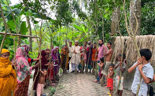 বিএনপির ৪৮তম প্রতিষ্ঠাবার্ষিকী উপলক্ষে তালা সদর ইউনিয়নে বৃক্ষরোপণ