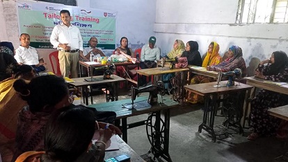 তালায় শুরু হলো দুই সপ্তাহব্যাপী দর্জি প্রশিক্ষণ