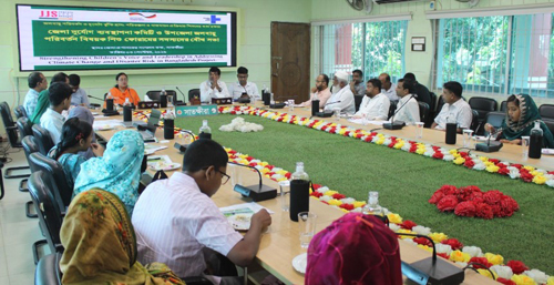 জেলা দুর্যোগ ব্যবস্থাপনা ও শিশু ফোরামের যৌথ সভা