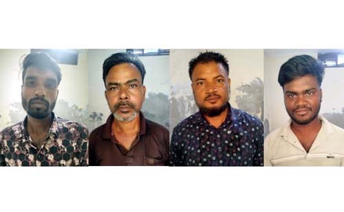 আশাশুনিতে পুলিশের অভিযানে ৪ জন গ্রেপ্তার, ১০ পিস ট্যাপেন্টাডল ট্যাবলেট জব্দ