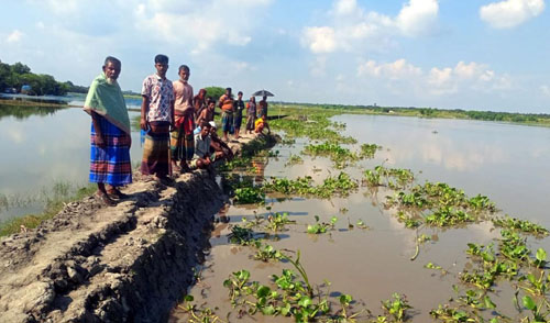 কপোতাক্ষের ভাঙনে তালার ৪ গ্রামে আতঙ্ক
