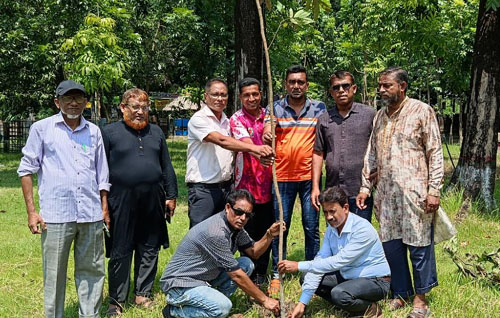 কপিলমুনি সিটি প্রেসক্লাবের উদ্যোগে বৃক্ষরোপন