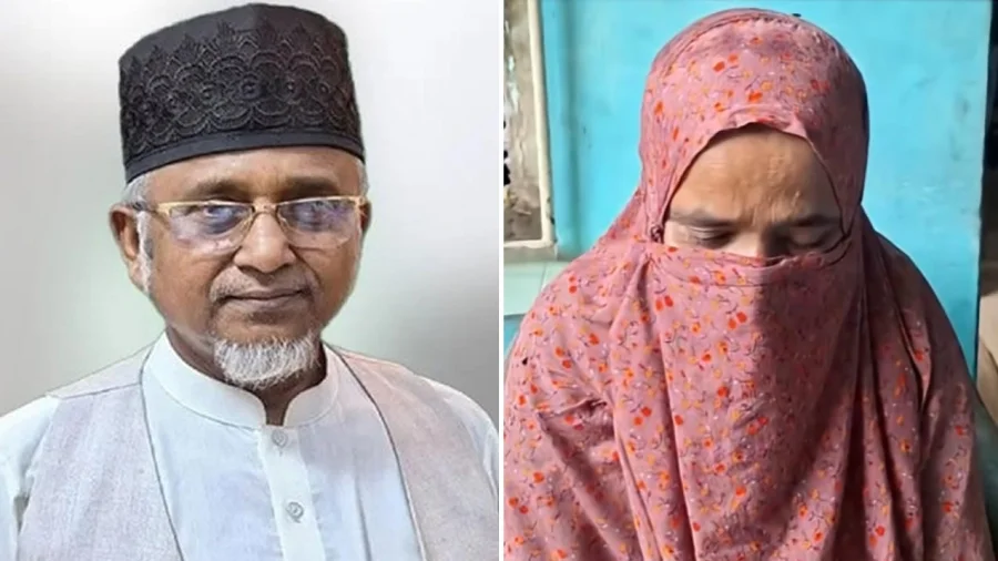 এমপি গাজী নজরুল ও তার প্রথম স্ত্রী পুলিশি হেফাজতে