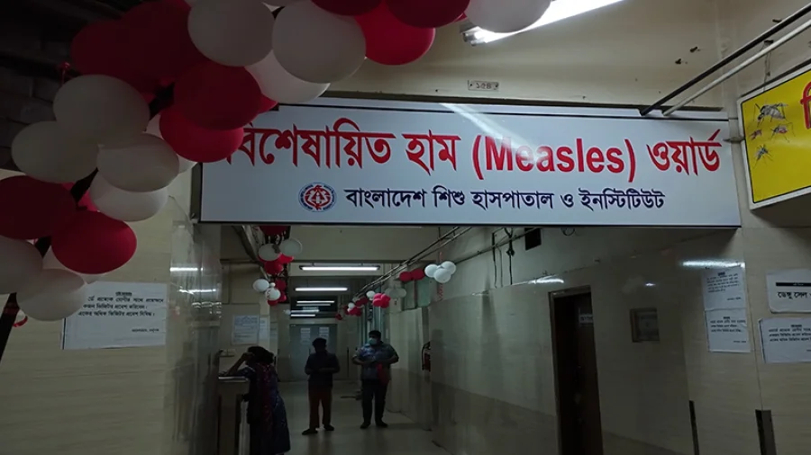 হাম ও হামের উপসর্গে মৃত্যু হাজার ছাড়ালো