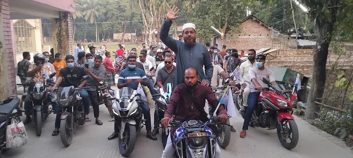 ধানদিয়ায় নির্বাচনী তৎপরতা ও গণসংযোগ করেছেন আসাদ