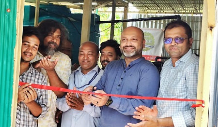 শ্যামনগরের লবণাক্ত এলাকায় মিষ্টি পানির প্ল্যান্টে মিলছে সুপেয় পানি