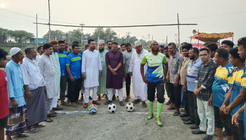 দামারপোতা সমাজকল্যাণ পরিষদের প্রতিষ্ঠাবার্ষিকীতে চিকিৎসাসেবা ও ফুটবল ম্যাচ