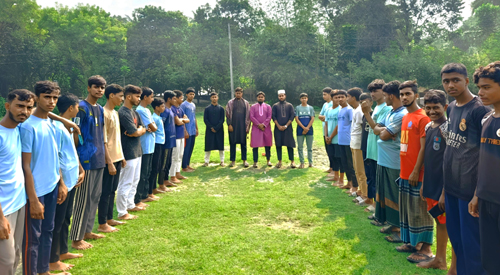 আগরদাঁড়ী মাদ্রাসা ছাত্রশিবিরের প্রীতি ফুটবল ম্যাচ অনুষ্ঠিত