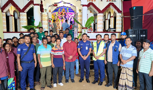 পূজামন্ডপে নিরাপত্তায় গাফিলতি হলে জবাবদিহি করতে হবে: এএসপি বায়েজিদ
