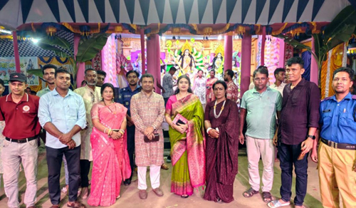 আশাশুনিতে ৪০টি পূজামন্ডপ পরিদর্শন করলেন উপজেলা নির্বাহী কর্মকর্তা