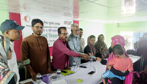 গাবুরায় ৪০০ পরিবারকে নগদ অর্থ সহায়তা